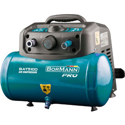 Bormann BAT5100 Κομπρεσέρ Αέρος Μονοφασικό 6lt 1.5hp