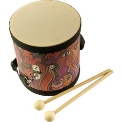 Super Drum DP1011 6"x6 1/2" Τύμπανο Παιδικό με Σχέδια