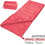 Sleeping Bag Μονό Καλοκαιρινό Κόκκινο 0321.560
