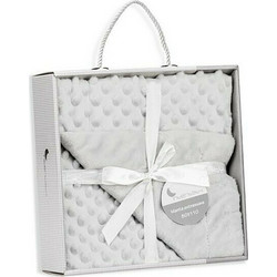 Interbaby Κουβέρτα Αγκαλιάς Fleece 80x110 Γκρι