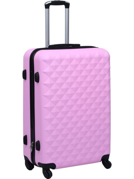vidaXL 92424 Βαλίτσα Μεγάλη 76x48x28cm με 4 Ρόδες Ροζ