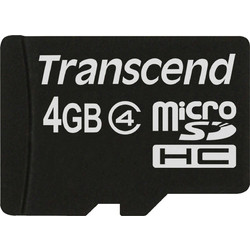 Transcend microSDHC 4 GB Class 4