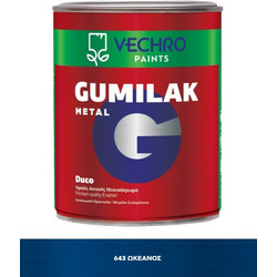 Vechro Gumilak Βερνικόχρωμα Διαλύτου Μετάλλου 643 Ωκεανός Gloss 0.75lt