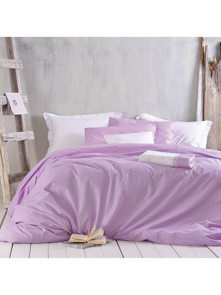 Παπλωματοθήκη Symbol Pixie (Σετ 2τμχ) Purple Ρυθμός Ημίδιπλο 160x250cm 100% Βαμβάκι