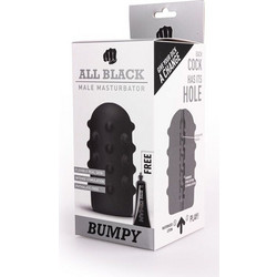 All Black Bumpy Pocket Αυνανιστήρι