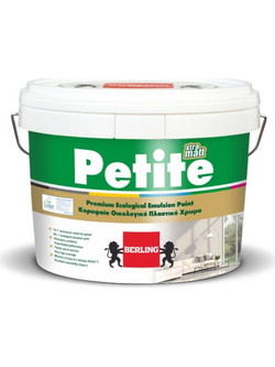 Berling Petite Matt Eco Οικολογικό Πλαστικό Χρώμα Εσωτερικού Χώρου Λευκό 0.75lt