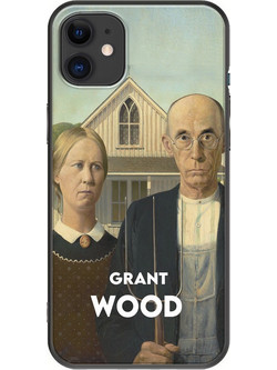 Θήκη Grant Wood iPhone 11 Black TPU (Μαύρη Σιλικόνη)