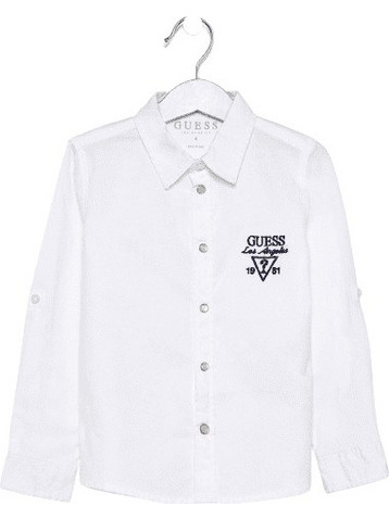 Guess Παιδικό Πουκάμισο Boy (N92H08WBHD0-TWHT)