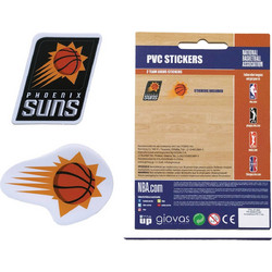 NBA PVC STICKERS 2 LOGOS TEAM 162PCS 775-21224-PHOENIX SUNS Μωβ