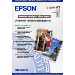 Χαρτί Φωτογραφικό InkJet EPSON Premium Semi-Gloss Photo A3+ (329x483mm) 20 Sheets, 250 gr/m