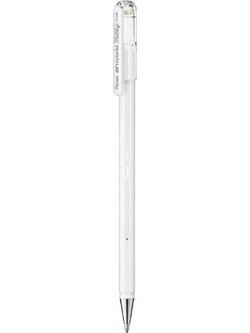 Pentel Hydrid Milky Pastel White Στυλό Gel 0.8mm Λευκό