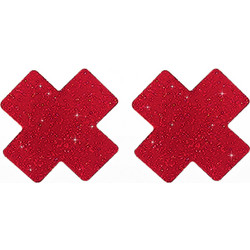 Αυτοκόλλητα - Καλύμματα Θηλών Nipple X Covers (Κόκκινα)
