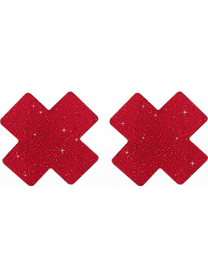 Αυτοκόλλητα - Καλύμματα Θηλών Nipple X Covers (Κόκκινα)