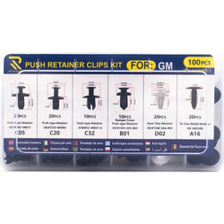 Push retainer clips kit 100pcs - W26/W10059-1