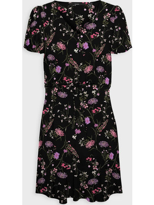 Vero Moda Mini Καλοκαιρινό Καθημερινό Φόρεμα Floral Πολύχρωμο 10245143