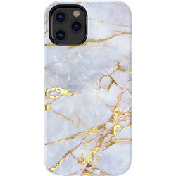 Θήκη Kingxbar Marble για iPhone 12/12 Pro - Λευκό