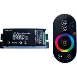 POWER RGB LED CONTROLLER 18A 216W/12V 432W/24V RFTOUCH REMOT - SZ100-TOUCH