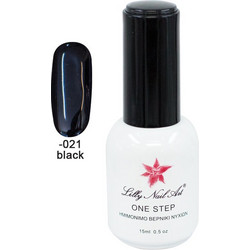Lilly Nail Art One Step Dark Petrol Ημιμόνιμο Βερνίκι Νυχιών 15ml