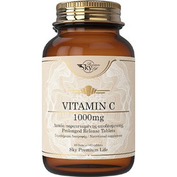 Sky Premium Life Vitamin C 1000mg 60 Ταμπλέτες