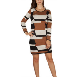 Soft Rebels Rosemary Mini Καθημερινό Φόρεμα Πλεκτό Πολύχρωμο 417-207
