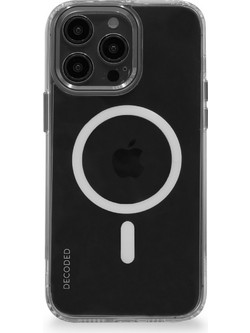 Decoded Recycled Plastic Back Cover Transparent Antracite (iPhone 14 Pro)