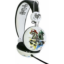 OTL Harry Potter Hogwarts Ενσύρματα Παιδικά Ακουστικά On Ear White Black