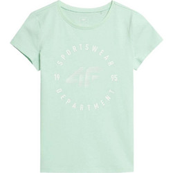 4F Παιδικό T-Shirt Κοντομάνικο Βεραμάν HJL22-JTSD003-42S