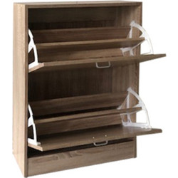 Velco Παπουτσοθήκη Ξύλινη Φυσικό Χρώμα Μ63xΠ24xΥ80cm 63-35242-29