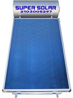 Super Solar SSG Ηλιακός Θερμοσίφωνας 160lt 2m² Glass Διπλής Ενέργειας