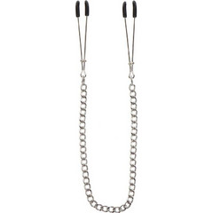 Taboom Tweezers with Chain Silver
