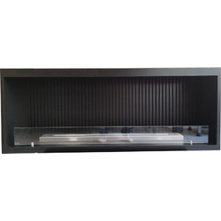 Τζάκι βιοαιθανόλης Custom 120x40x30 με βιοκαυστήρα Kratki 93cm