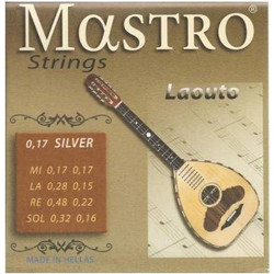 Mastro Σετ 8 Χορδές Λαούτου Silver Plated Copper 14-28" 3/4