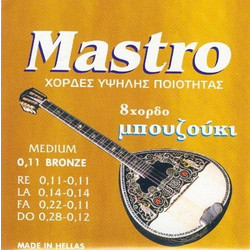 Mastro Σετ 8 Χορδές Μπουζουκιού Phosphor Bronze 10-28"