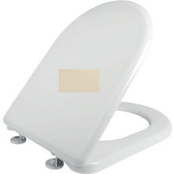 Elvit 0016 Καπάκι Λεκάνης D-Shape από Βακελίτη Μπεζ 47x35.3cm 0016-CREM