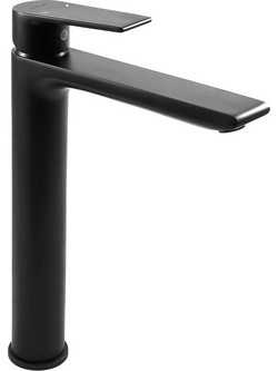 Clever Agora Xtreme Matte Black Μπαταρία Νιπτήρος Ψηλή Ισπανίας 60707
