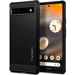 Spigen Rugged Armor Back Cover Matte Black (Google Pixel 6a)