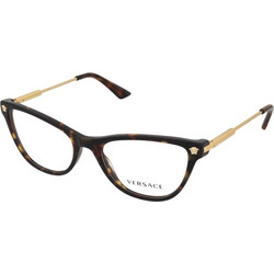 Versace VE3309 108 Γυναικείος Σκελετός Γυαλιών Οράσεως Κοκάλινος Μεταλλικός Χρυσός Ταρταρούγα