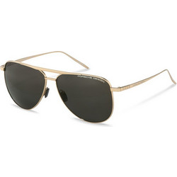 Porsche Design 8929 B Ανδρικά Γυαλιά Ηλίου Aviator Μεταλλικά Χρυσά με Μαύρο Polarized Φακό