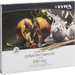 Lyra Rembrandt Polycolor Κασετίνα Ξυλομπογιές Σετ 24τμχ