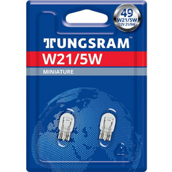 Tungsram W21/5W TU7443-BL2 12V 21/5W 2τμχ