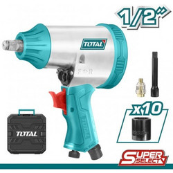 TOTAL ΣΕΤ ΑΕΡΟΚΛΕΙΔΟ 1/2" - 312Nm SUPER SELECT (TAT41125)