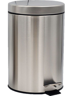 Stabplast Κάδος Τουαλέτας Με Πεντάλ Inox 5L