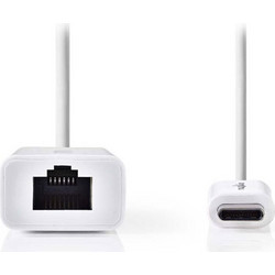 Nedis CCGP64950WT02 Ενσύρματος Ethernet USB-C Αντάπτορας Δικτύου 1Gbps