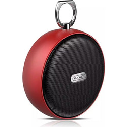 V-Tac VT-6211 Ηχείο Bluetooth 4W Μαύρο Κόκκινο