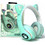 Cat P33M Ενσύρματα & Ασύρματα Bluetooth Ακουστικά Over Ear Γαλάζια