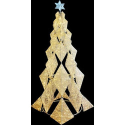 Eurolamp Χριστουγεννιάτικο Φωτιζόμενο Δεντράκι Επαγγελματικό Δέντρο 3400 LED 350x150cm Φωτοσωλήνας IP44 600-23076 5207227103506
