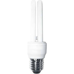 GLOU, Λάμπα Οικονομίας 2U 9W 12V E27 DC Ίσια 2700K