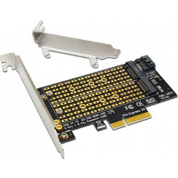 Powertech PCIe x4 to M.2 Key M & B NVMe