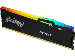 Kingston Fury Beast RGB 32GB (1X32GB) DDR5 RAM 5600MHz Black KF556C36BBEA-32