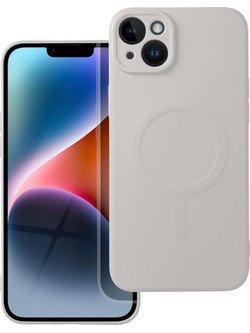 Silicone Mag Cover case iPhone 14 Plus - Antique White